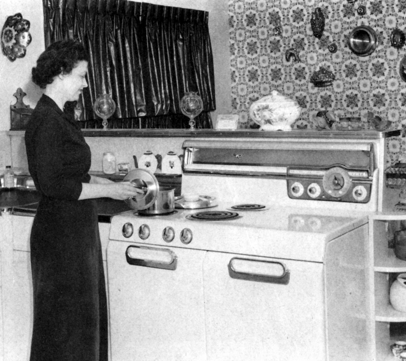 Edythe McGinnis and her new kitchen